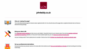 What Johnleddy.co.uk website looked like in 2019 (4 years ago)