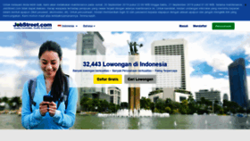 What Jobstreet.co.id website looked like in 2019 (5 years ago)