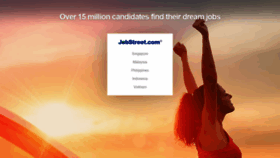 What Jobstreet.com website looked like in 2019 (4 years ago)