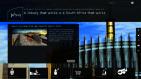What Joburg.org.za website looked like in 2019 (4 years ago)