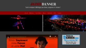 What Jaimedanser.fr website looked like in 2019 (4 years ago)