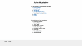 What Johnhostetler.net website looked like in 2019 (4 years ago)