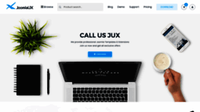 What Joomlaux.com website looked like in 2019 (4 years ago)