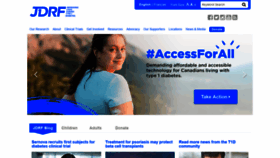 What Jdrf.ca website looked like in 2019 (4 years ago)