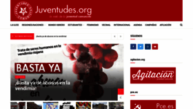 What Juventudes.org website looked like in 2019 (4 years ago)