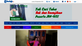 What Jogja.tribunnews.com website looked like in 2019 (4 years ago)