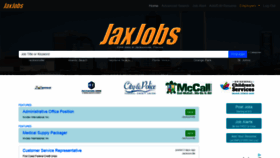 What Jaxjobs.com website looked like in 2019 (4 years ago)