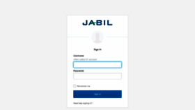 What Jabil.okta.com website looked like in 2019 (4 years ago)