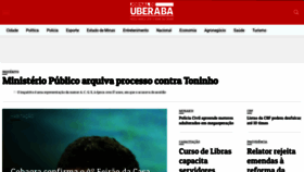 What Jornaldeuberaba.com.br website looked like in 2019 (4 years ago)