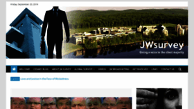 What Jwsurvey.org website looked like in 2019 (4 years ago)