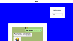 What Jaidefinichon.tv website looked like in 2019 (4 years ago)