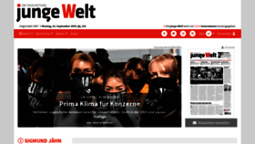 What Jungewelt.de website looked like in 2019 (4 years ago)