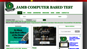 What Jambcbttest.com website looked like in 2019 (4 years ago)