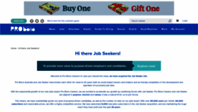 What Jobseeker.org.au website looked like in 2019 (4 years ago)