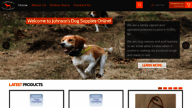 What Johnsonsdogsupplies.com website looked like in 2019 (4 years ago)