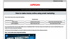 What Jupegan.com website looked like in 2019 (4 years ago)