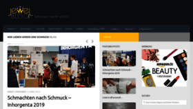 What Jewelblog.de website looked like in 2019 (4 years ago)