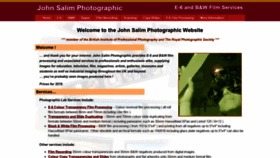What Johnsalimphotographic.co.uk website looked like in 2019 (4 years ago)