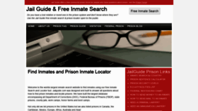 What Jailguide.com website looked like in 2019 (6 years ago)