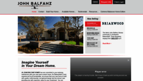 What Johnbalfanzhomes.com website looked like in 2019 (4 years ago)