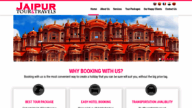 What Jaipurtourandtravels.com website looked like in 2019 (4 years ago)
