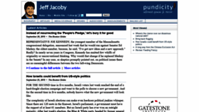What Jeffjacoby.com website looked like in 2019 (4 years ago)