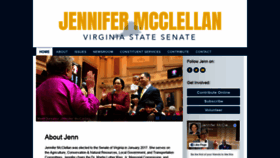 What Jennifermcclellan.com website looked like in 2019 (4 years ago)