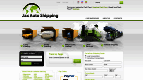 What Jaxautoshipping.com website looked like in 2019 (4 years ago)