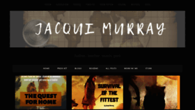 What Jacquimurray.net website looked like in 2019 (4 years ago)