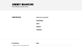 What Jimmymancini.com website looked like in 2019 (4 years ago)