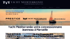 What Jeanneaumarseille.com website looked like in 2019 (4 years ago)