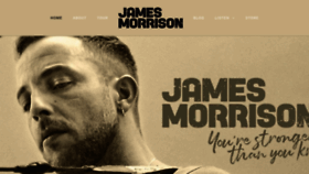 What Jamesmorrisonmusic.com website looked like in 2019 (4 years ago)