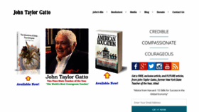 What Johntaylorgatto.com website looked like in 2019 (4 years ago)