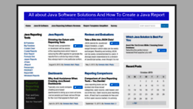 What Javareports.info website looked like in 2019 (4 years ago)