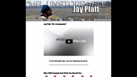 What Jayplatt.com website looked like in 2019 (6 years ago)