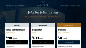 What Jobsforfelons.com website looked like in 2019 (4 years ago)