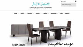 What Juliajones.co.uk website looked like in 2019 (4 years ago)