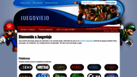 What Juegoviejo.com website looked like in 2019 (4 years ago)