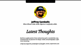 What Jeffreysambells.com website looked like in 2019 (4 years ago)