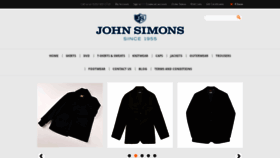 What Johnsimons.co.uk website looked like in 2019 (4 years ago)