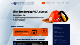 What Johannesadviesburo.nl website looked like in 2019 (4 years ago)