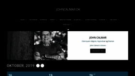 What Johncalmar.dk website looked like in 2019 (4 years ago)