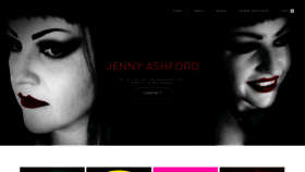 What Jennyashford.com website looked like in 2019 (4 years ago)