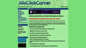 What Jillsclickcorner.com website looked like in 2019 (5 years ago)