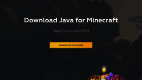 What Java-for-minecraft.com website looked like in 2019 (4 years ago)