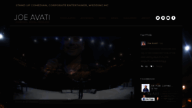What Joeavati.com website looked like in 2019 (4 years ago)