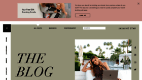 What Jasminestarblog.com website looked like in 2019 (4 years ago)