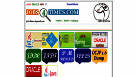 What Jobs4times.com website looked like in 2019 (4 years ago)
