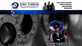 What Juryfarrar.com website looked like in 2019 (4 years ago)