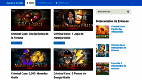 What Juegossocial.com website looked like in 2019 (4 years ago)
